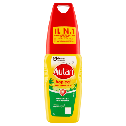 AUTAN TROPICAL VAPO INSETTO REPELLENTE E ANTIZANZARE COMUNI E TROPICALI 100ML