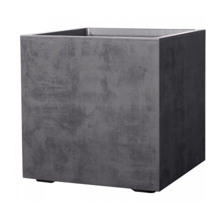 VASO CUBO MILLENIUM 49 CM ANTRACITE