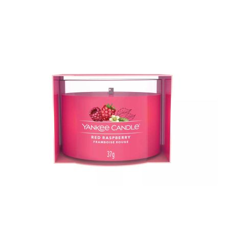 CANDELA PROFUMATA VOTIVE IN VETRO CLEAN RED RASPBERRY