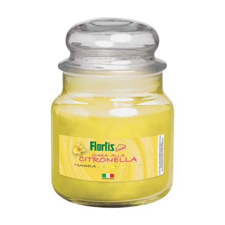 CANDELA GIARA PICCOLA ALLA CITRONELLA