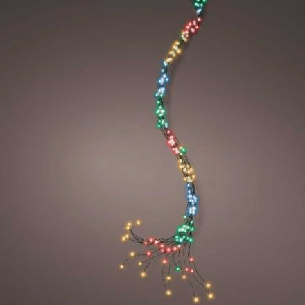 672 MICROLED MULTICOLOR FLASH 210CM PER ALBERO DI NATALE