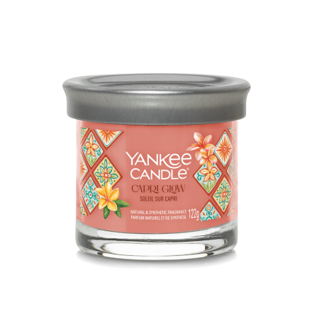 CANDELA TUMBLER PICCOLA SIGNATURE CAPRI GLOW - YANKEE CANDLE
