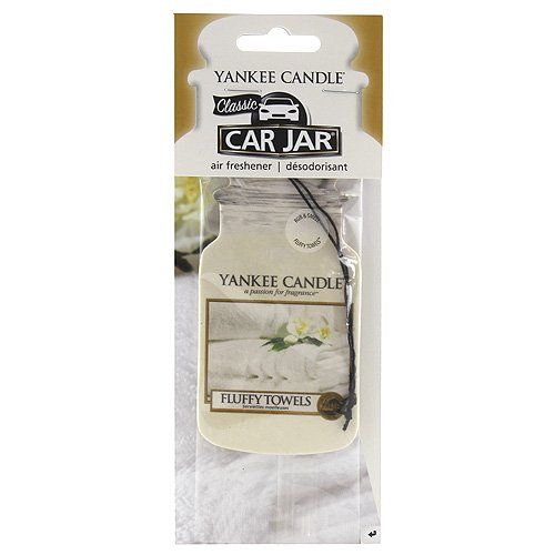 Yankee Candle Fluffy Towels Car Jar Deodorante per l'auto