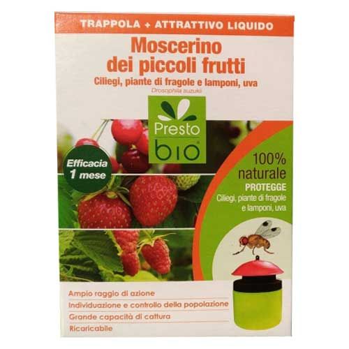 Presto Bio Trappola + Attrattivo Liquido Moscerino Dei Piccoli Frutti