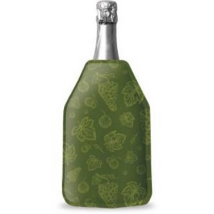 Glacette douce refroidit la ligne de décoration des bouteilles napa feuilles